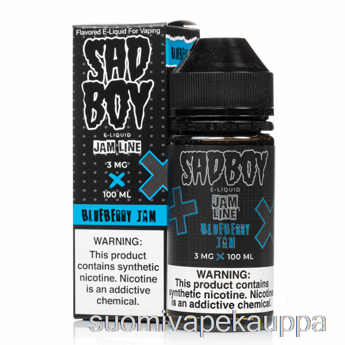 Vape Netistä Mustikkahillo - Sadboy - 100ml 0mg